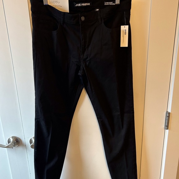 Joe Fresh Black Slim Straight Jeans - Picture 2 of 7